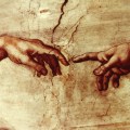 The Creation of Man by Michelangelo Sistine&nbsp;Chapel
